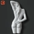 Enchanting Embrace Wall Art 3D model small image 1