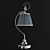 Modern Chrome Table Lamp 3D model small image 2