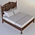 Cozy Dream King-Size Bed 3D model small image 2
