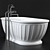 Luxury Bathtub: Arcade Albany 3D model small image 2