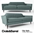 Mid-Century Gia Sofa: Elegant Retro Charm 3D model small image 1