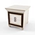 Custom Architectural Sketch Bedside Table 3D model small image 1