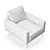 Elegant BoConcept Carlton Chair 3D model small image 3