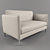 Modern Flatiron Sofa: Contemporary Design for Stylish Living 3D model small image 1