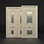 Stylish Solid Wood Doors by Winwood 3D model small image 3