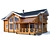 Wooden Dream House 3D model small image 1
