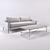 castedesign Chalk Sofa & Table Set 3D model small image 3