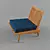 Elegant Diagonal Chair 3D model small image 3