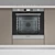 Smart Oven FXE 825 X: Wifi-enabled & Sleek 3D model small image 1