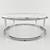 Sleek Marble Coffee Table 3D model small image 1