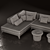 Modern Design Roche Bobois Sofa 3D model small image 3