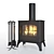 Stovax Riva Plus Large Fireplace 3D model small image 1