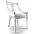 Elegant Puccini Ciliegio Chair - Polys: 3,546 - Verts: 3,584 3D model small image 3