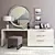Modern Dressing Table: Sleek and Stylish 3D model small image 2