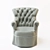 Classic Style Armchair: MAXI EKMI 3D model small image 2