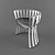 Elegant Wooden Chair 3D model small image 3