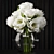 Elegant Lisianthus Centerpiece 3D model small image 1