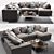 BoConcept Cenova: Modern Sofa with Stylish Accessories 3D model small image 2