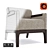 Dandy Lounge Chair: Stylish Comfort 3D model small image 2