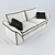 Zlatamebel Nieri 240 - Modern and Spacious Sofa 3D model small image 2