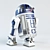 Astro-mech Companion: R2-D2 (Star Wars) 3D model small image 1