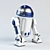 Astro-mech Companion: R2-D2 (Star Wars) 3D model small image 2