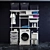 Hotpoint RPD 1047 DD EU: Algot Storage System for Washing Machine & Towels 3D model small image 1