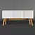 Elegant Alba Credenza 3D model small image 2