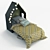 CozyDreams Baby Crib 3D model small image 2