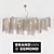 Elegant Victoria Oval Chandelier 3D model small image 1