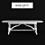 Elegant Italian Marchetti MM 585 Dining Table 3D model small image 1