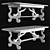 Elegant Italian Marchetti MM 585 Dining Table 3D model small image 2