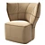 Elegant Siluet Armchair by Arik 3D model small image 2