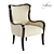 Fairfield Wing Chair 5158-01: Classic Elegance for Your Living Space 3D model small image 1