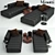 Taylor Lounge Sofa: Sleek Comfort at its Finest 3D model small image 1