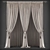 Classic Window Curtains 3D model small image 1