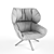 Stylish Armchair by B&B Italia 3D model small image 3