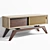 Jory Brigham Chumash - Stylish Handcrafted Wooden Console 3D model small image 1