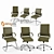 Sleek ErgoSeat Office Chair 3D model small image 2