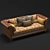 Moreno Leather Sofa - Luxury and Comfort Combined 3D model small image 1