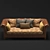 Moreno Leather Sofa - Luxury and Comfort Combined 3D model small image 3