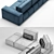 Soho Gamma Sofa: Sleek and Sophisticated 3D model small image 3