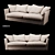 Elevate your space with Meridiani Queen sofa 3D model small image 1