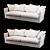 Elevate your space with Meridiani Queen sofa 3D model small image 2