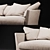 Elevate your space with Meridiani Queen sofa 3D model small image 3