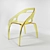 Durable Plastic Chair: Polys: 30,720 3D model small image 1