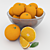 Citrus Delight: Bowl of Oranges 3D model small image 1