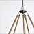 Anette 5-Light Loft Chandelier 3D model small image 2