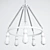 Anette 5-Light Loft Chandelier 3D model small image 3