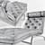 Minimalist AV72 Lounge Chair by Arne Vodder 3D model small image 3